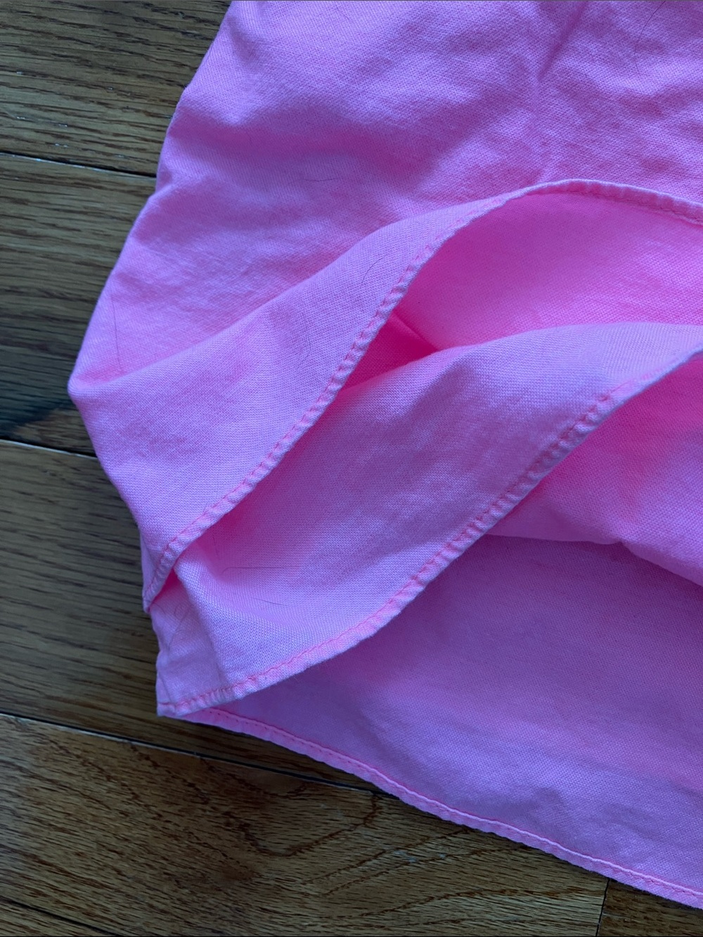 GAP - Women’s Roll Sleeve Mini Dress in Neon Flamingo Pink - Small - Picture 6 of 11